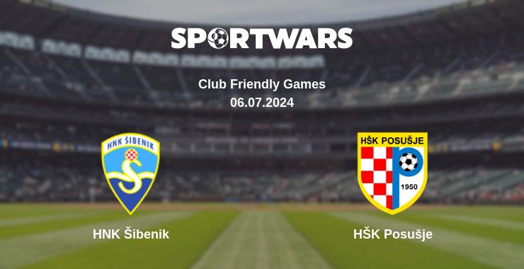 Where to watch the match HNK Šibenik - HŠK Posušje