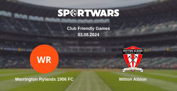 Where to watch the match Warrington Rylands 1906 FC - Witton Albion