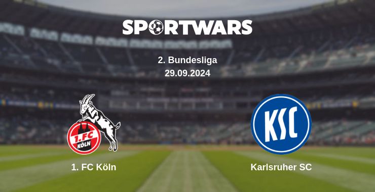 Where to watch the match 1. FC Köln - Karlsruher SC