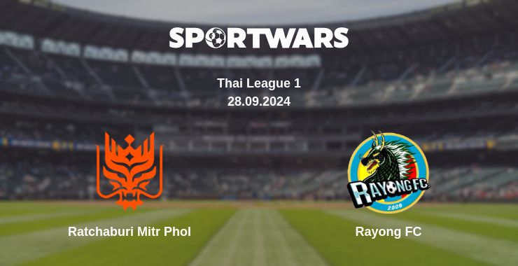 Where to watch the match Ratchaburi Mitr Phol - Rayong FC