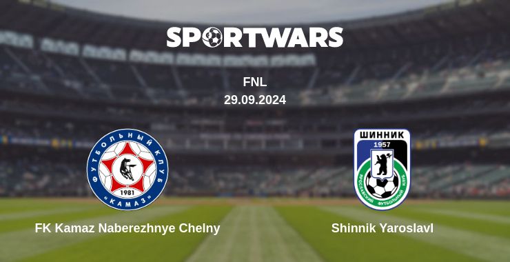 Where to watch the match FK Kamaz Naberezhnye Chelny - Shinnik Yaroslavl