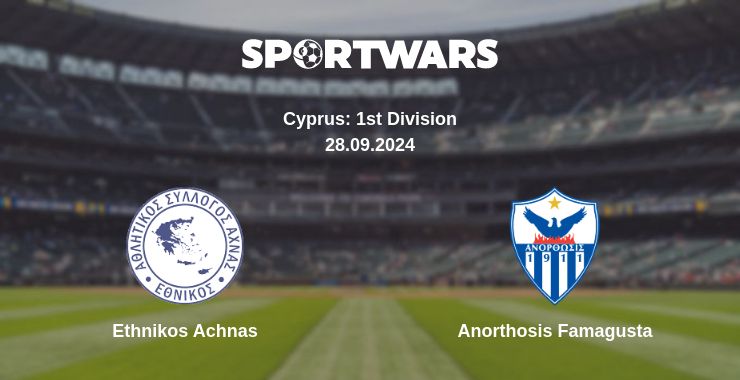 Where to watch the match Ethnikos Achnas - Anorthosis Famagusta