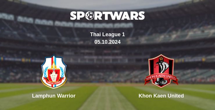 Where to watch the match Lamphun Warrior - Khon Kaen United