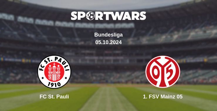 Where to watch the match FC St. Pauli - 1. FSV Mainz 05