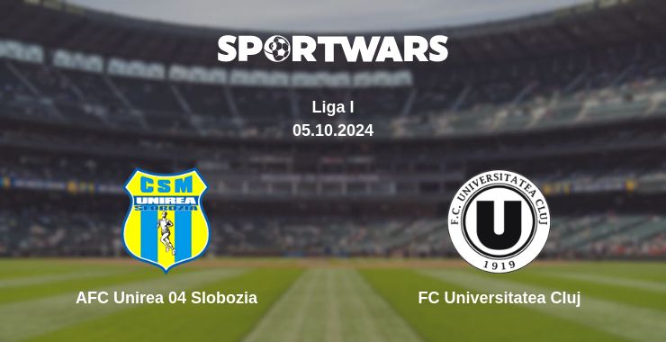 Where to watch the match AFC Unirea 04 Slobozia - FC Universitatea Cluj