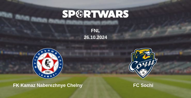 Where to watch the match FK Kamaz Naberezhnye Chelny - FC Sochi