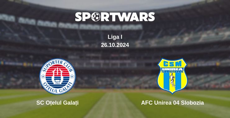 Where to watch the match SC Oțelul Galați - AFC Unirea 04 Slobozia