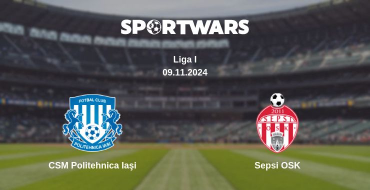 Where to watch the match CSM Politehnica Iaşi - Sepsi OSK