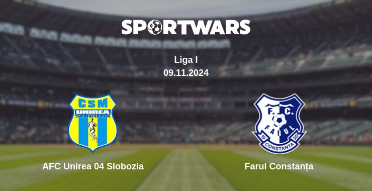 Where to watch the match AFC Unirea 04 Slobozia - Farul Constanța