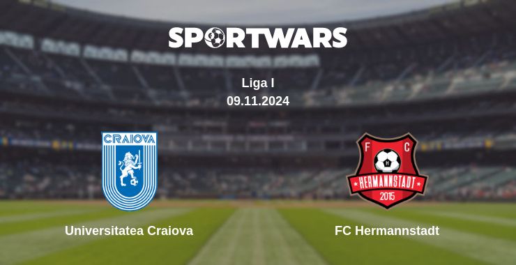 Where to watch the match Universitatea Craiova - FC Hermannstadt