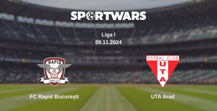 Where to watch the match FC Rapid București - UTA Arad