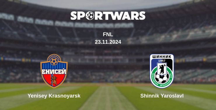 Where to watch the match Yenisey Krasnoyarsk - Shinnik Yaroslavl