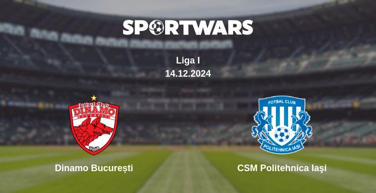 Where to watch the match Dinamo București - CSM Politehnica Iaşi