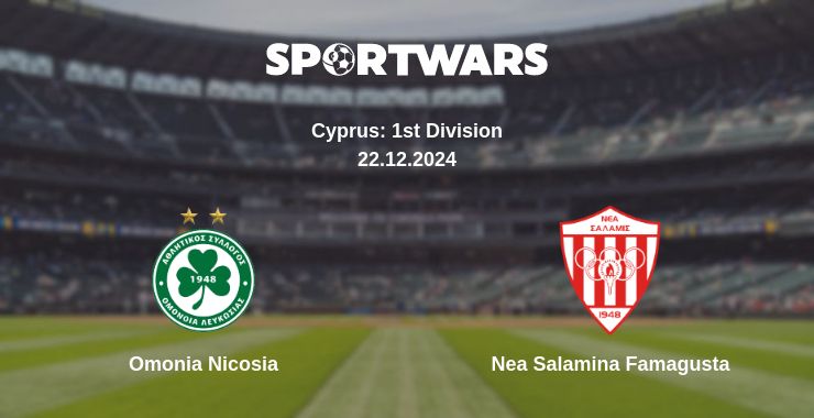 Where to watch the match Omonia Nicosia - Nea Salamina Famagusta