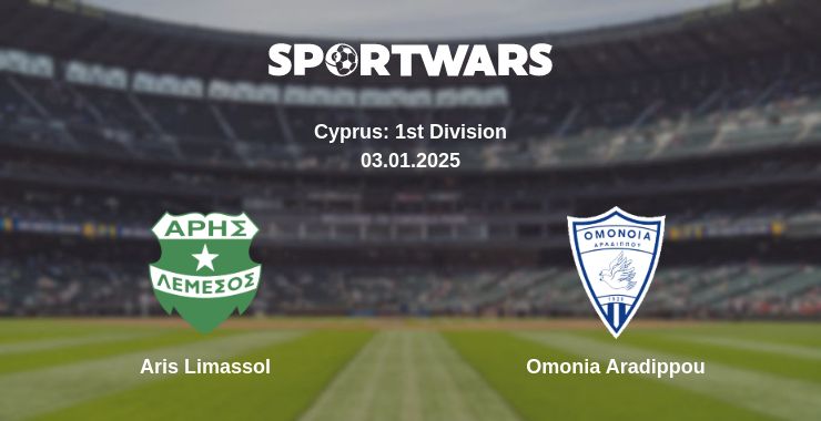 Where to watch the match Aris Limassol - Omonia Aradippou