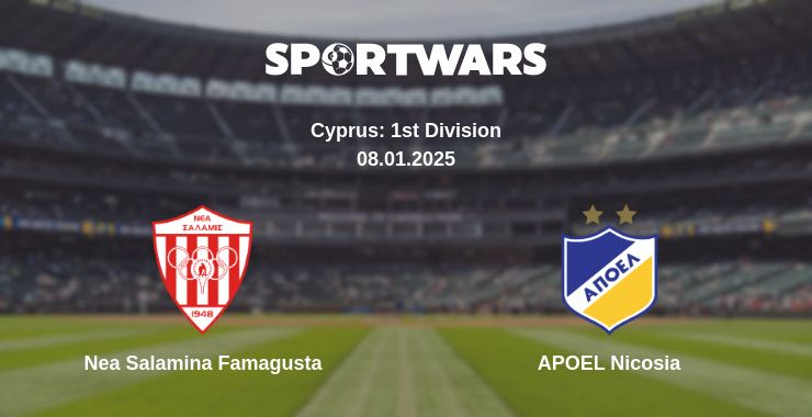 Where to watch the match Nea Salamina Famagusta - APOEL Nicosia