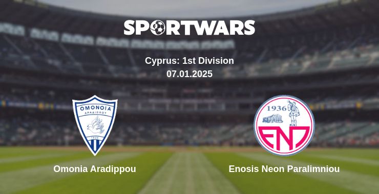 Where to watch the match Omonia Aradippou - Enosis Neon Paralimniou