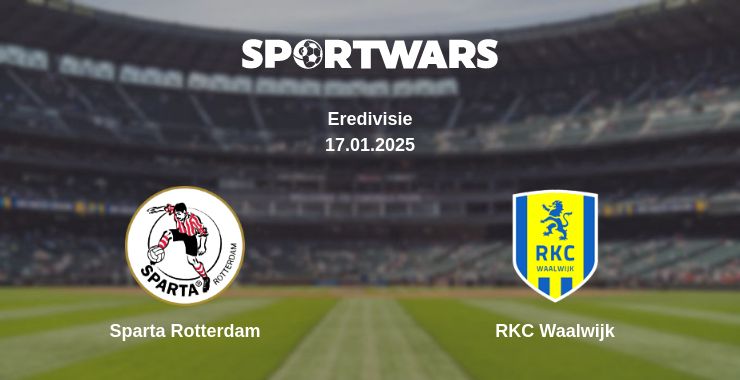 Where to watch the match Sparta Rotterdam - RKC Waalwijk