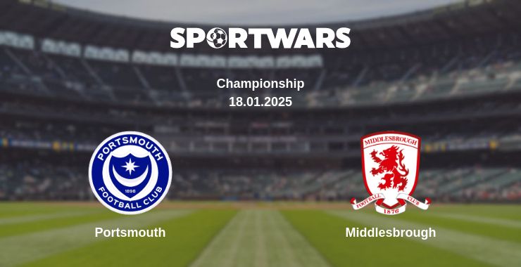 Where to watch the match Portsmouth - Middlesbrough