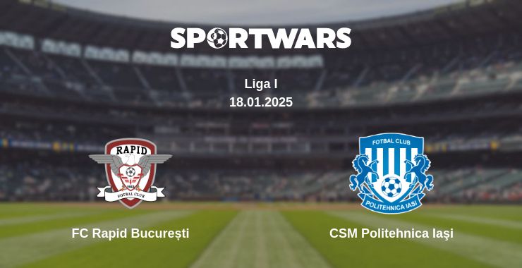 Where to watch the match FC Rapid București - CSM Politehnica Iaşi