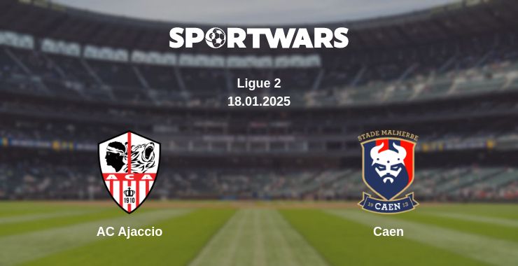 Where to watch the match AC Ajaccio - Caen