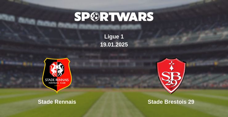 Where to watch the match Stade Rennais - Stade Brestois 29