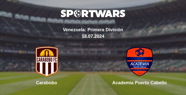 Where to watch the match Carabobo - Academia Puerto Cabello