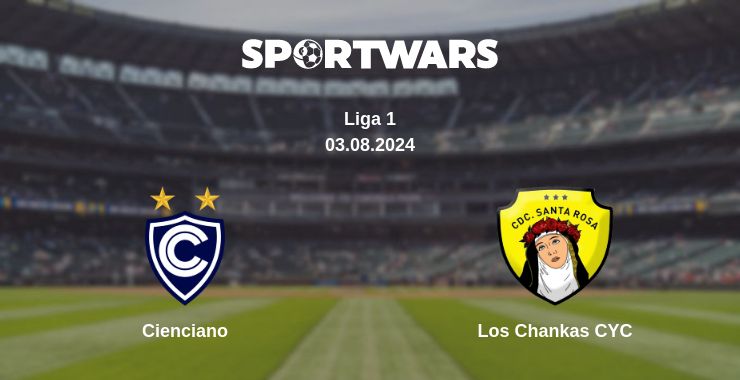 Where to watch the match Cienciano - Los Chankas CYC