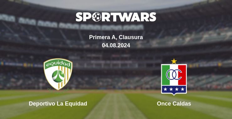 Where to watch the match Deportivo La Equidad - Once Caldas