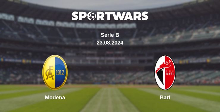 Where to watch the match Modena - Bari