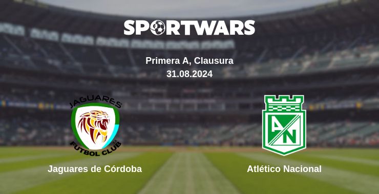 Where to watch the match Jaguares de Córdoba - Atlético Nacional