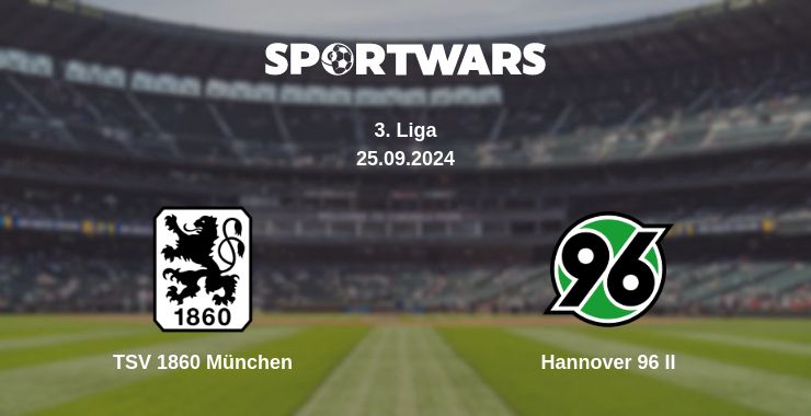 Where to watch the match TSV 1860 München - Hannover 96 II