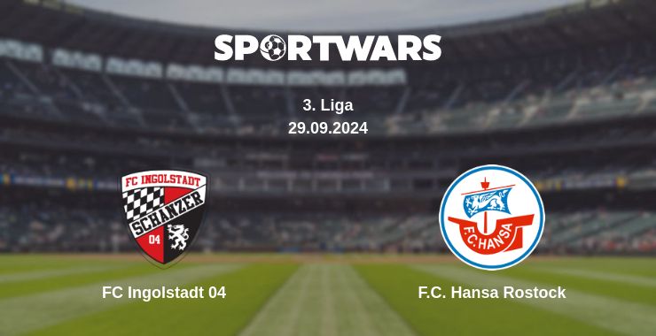 Where to watch the match FC Ingolstadt 04 - F.C. Hansa Rostock