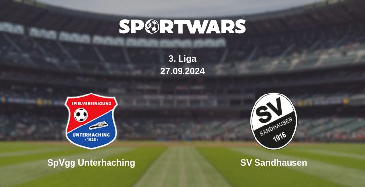 Where to watch the match SpVgg Unterhaching - SV Sandhausen