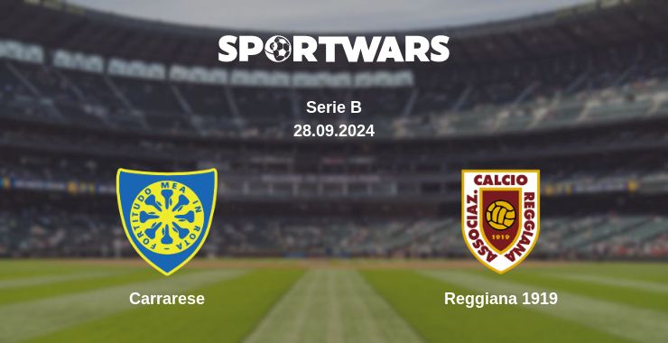 Where to watch the match Carrarese - Reggiana 1919