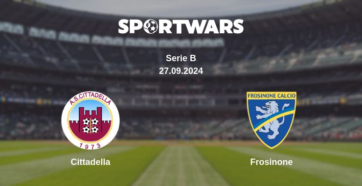 Where to watch the match Cittadella - Frosinone