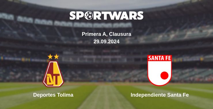 Where to watch the match Deportes Tolima - Independiente Santa Fe