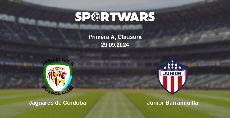 Where to watch the match Jaguares de Córdoba - Junior Barranquilla