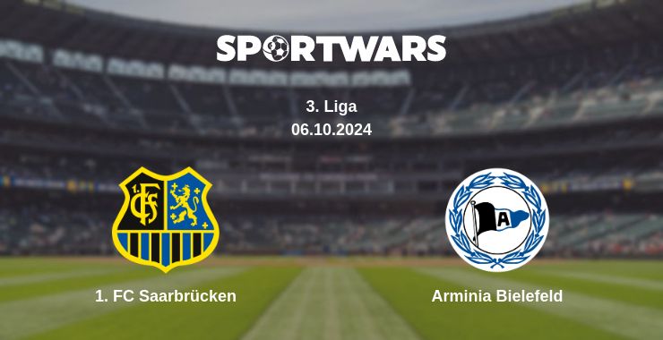 Where to watch the match 1. FC Saarbrücken - Arminia Bielefeld