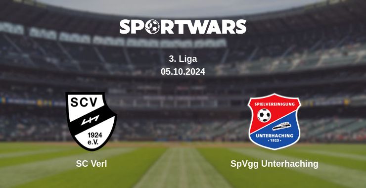 Where to watch the match SC Verl - SpVgg Unterhaching