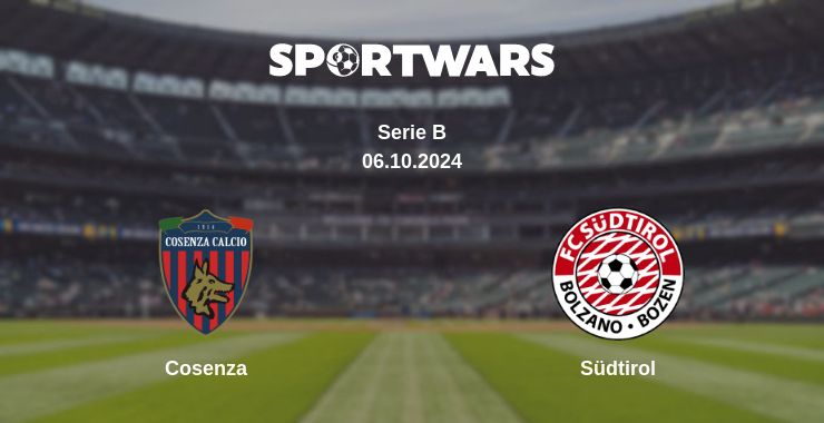 Where to watch the match Cosenza - Südtirol