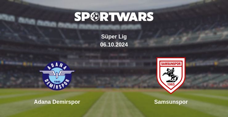 Where to watch the match Adana Demirspor - Samsunspor