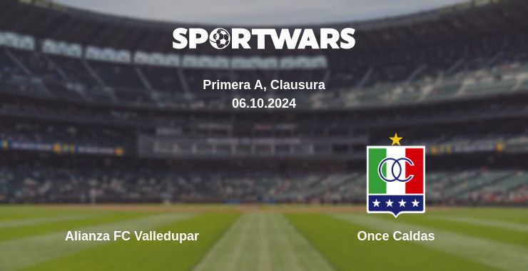 Where to watch the match Alianza FC Valledupar - Once Caldas