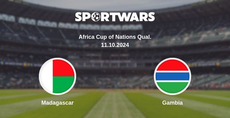 Where to watch the match Madagascar - Gambia