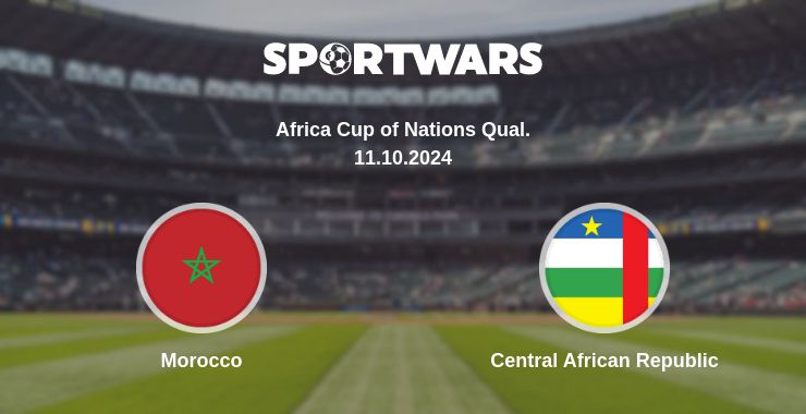 Where to watch the match Morocco - Central African Republic