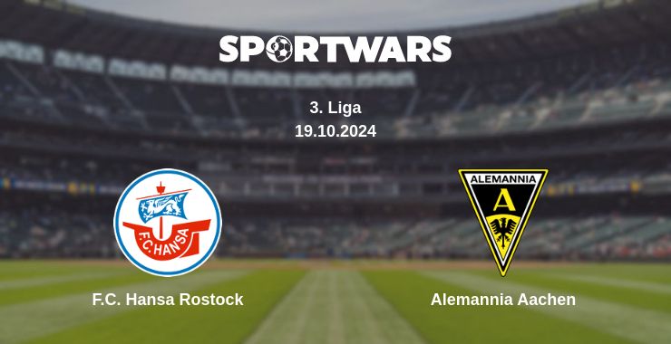 Where to watch the match F.C. Hansa Rostock - Alemannia Aachen