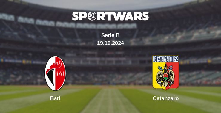 Where to watch the match Bari - Catanzaro