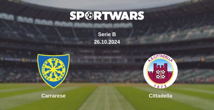 Where to watch the match Carrarese - Cittadella