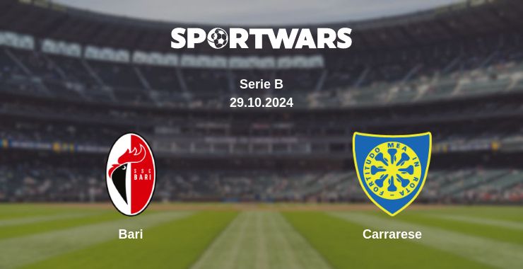 Where to watch the match Bari - Carrarese