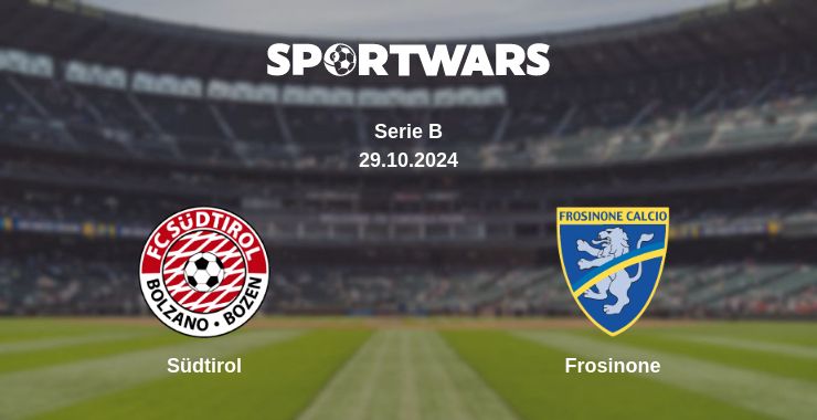 Where to watch the match Südtirol - Frosinone